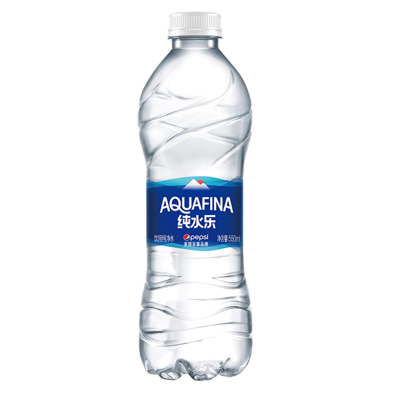 百事可乐 纯水乐 AQUAFINA 定制版苏格拉宁联名饮用水550ml*15瓶 纯净水 整箱装