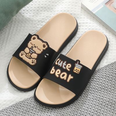 可爱拖鞋女夏季2023新款室内家居浴室防滑外穿家用凉拖鞋2519 卡其【主图款】 36码