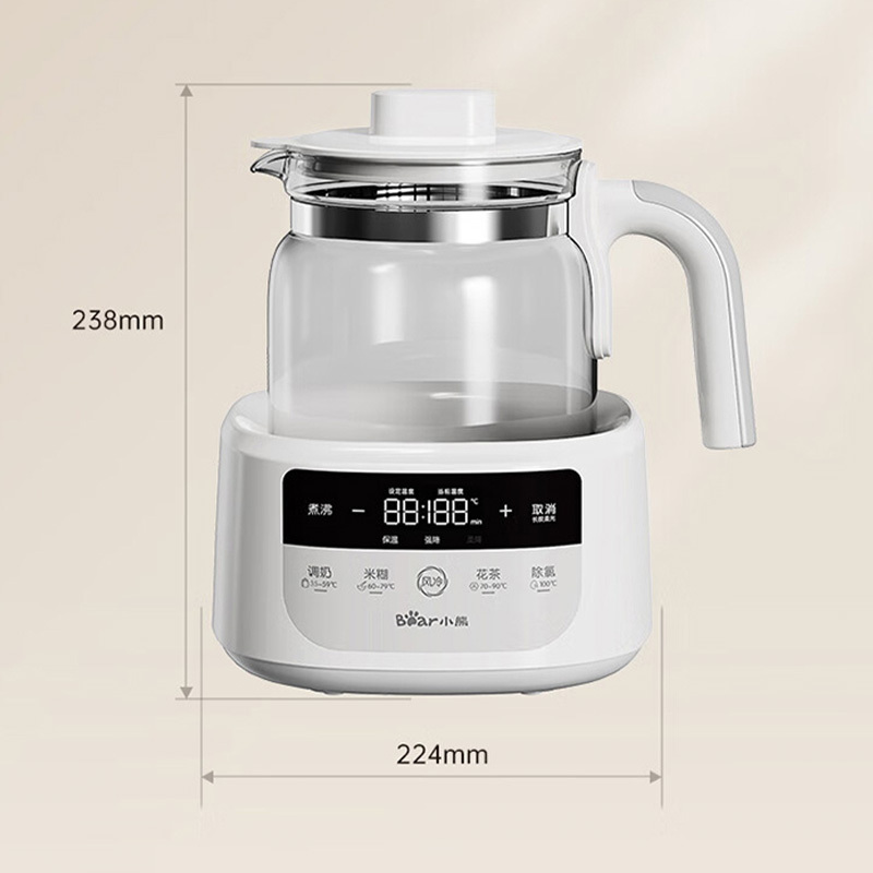 小熊调奶器1.3L长效恒温一键煮水清洗方便耐用TNQ-E12H8高清大图