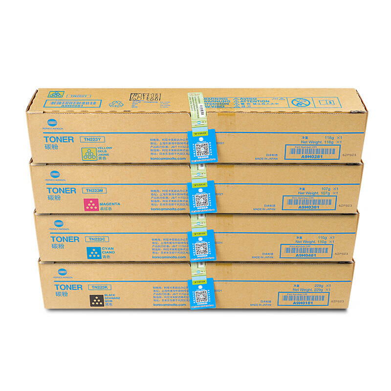 KONICA MINOLTA 柯尼卡美能达TN223M 标准容量红粉 (适用C226/C266)