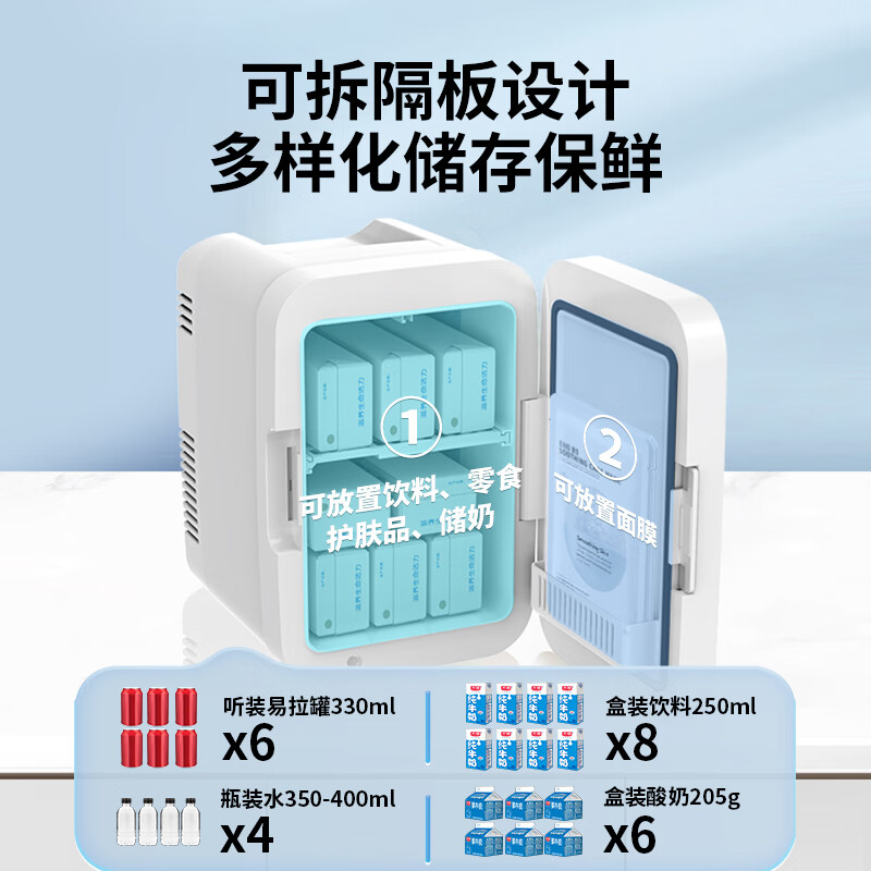 美的半导体小冰箱熊小美款-3LDC-3D01MF高清大图