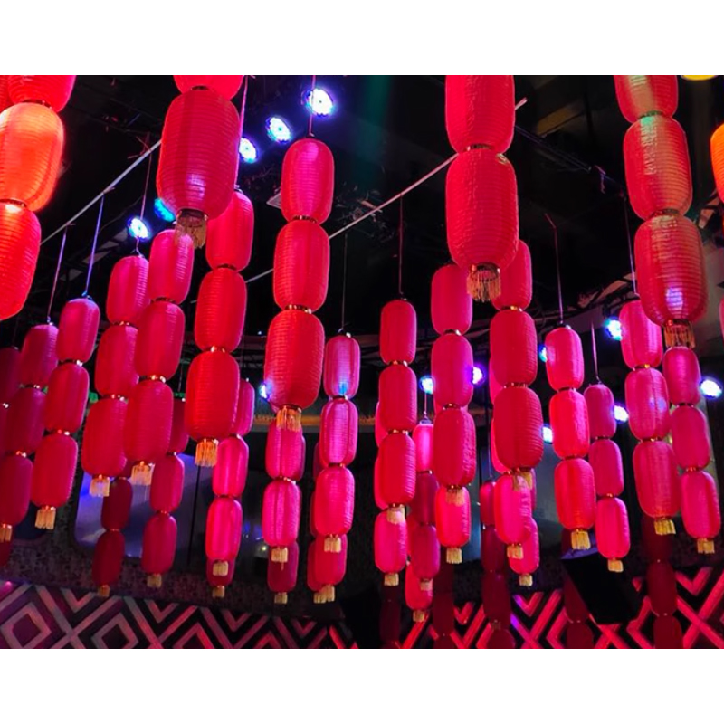 锦瑞星 灯笼 长12寸5连/个高清大图