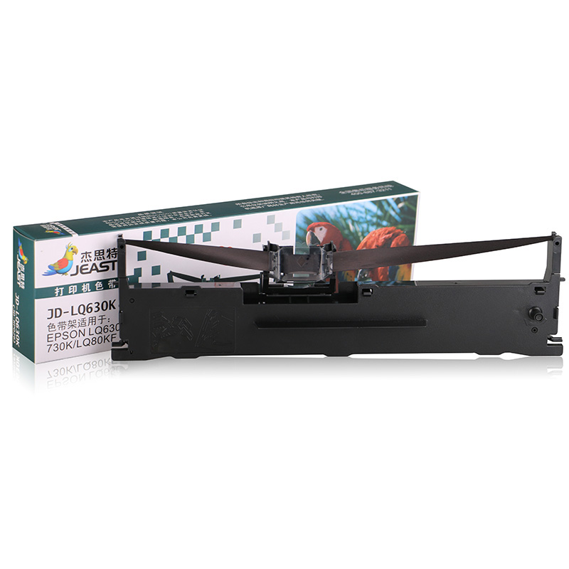 杰思特JD-LQ630K(JD-RP026)色带架(含色带芯)适用爱普生LQ735K LQ80KF LQ615K打印机
