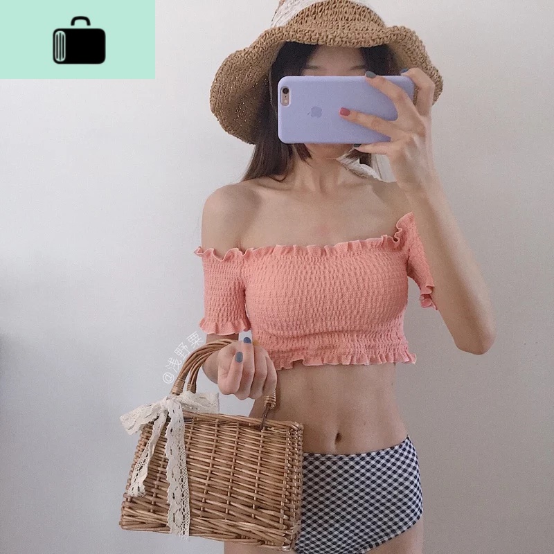 新款ins同款编包手工编织篮藤编手提包小方包斜跨包单肩包NEW LAKE女士单肩包