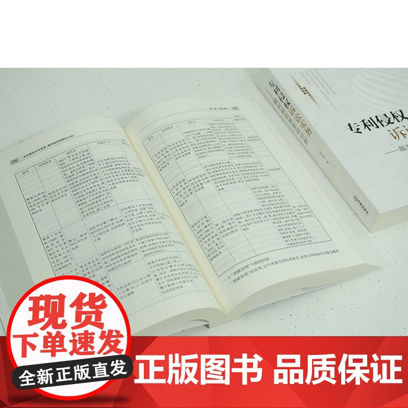 2023新书 专利侵权诉讼实务:裁判规则类型化分析 刘志伟著 法律出版社高清大图