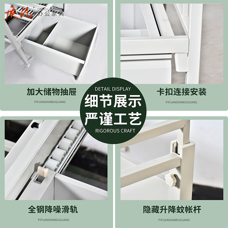 质凡制式上下铺营房高低床钢架高低床宿舍组合营具单层床军训床宿舍床