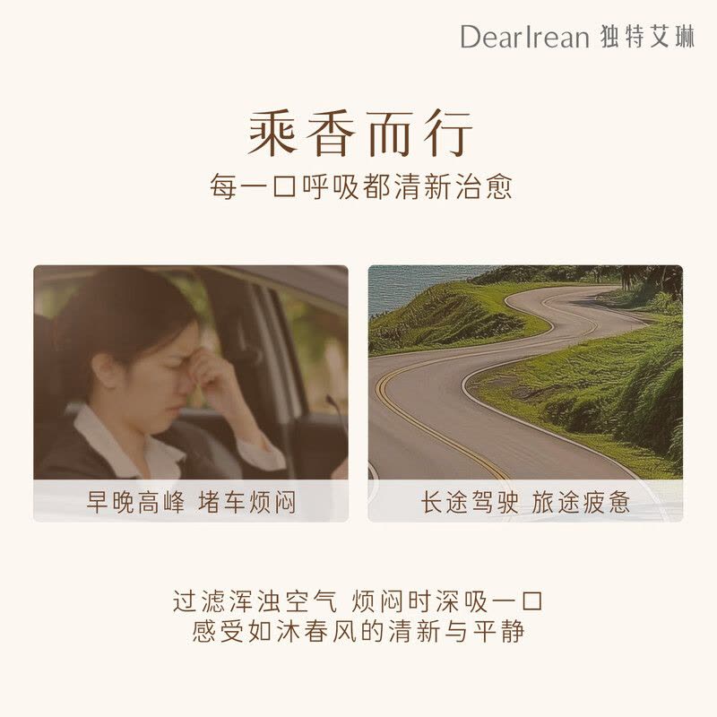 独特艾琳车载香薰琥珀之钥13g图片