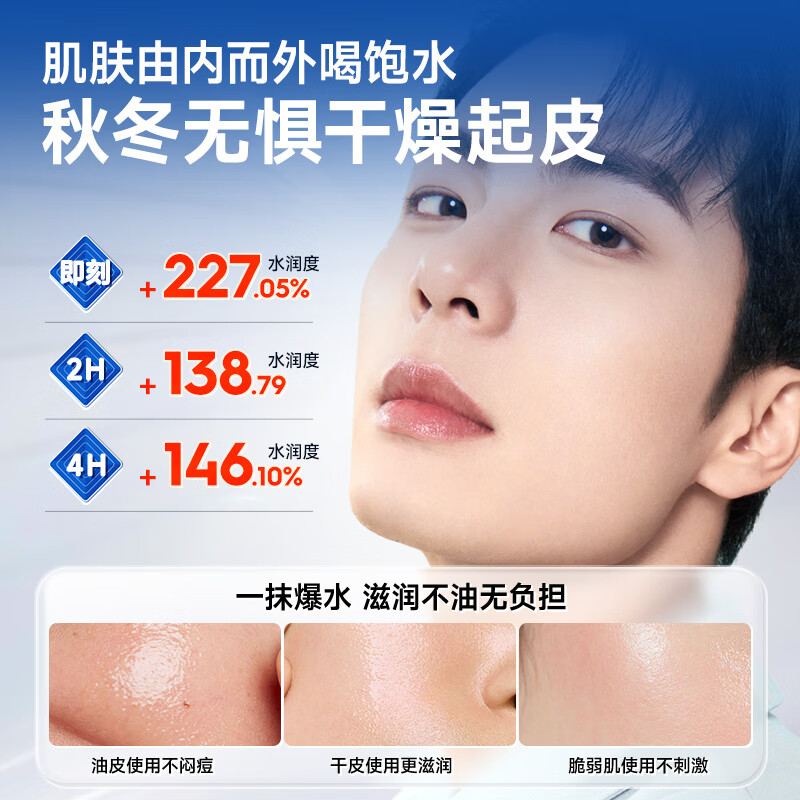 左颜右色 氨基酸水活面霜 50g高清大图