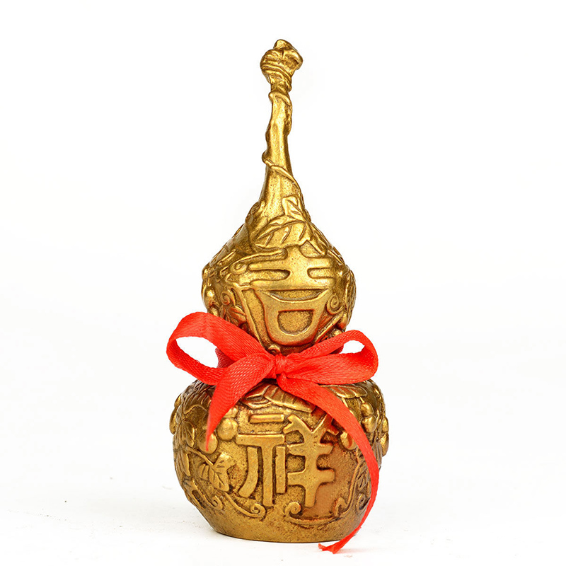 宏图好运铜葫芦摆件家居工艺装饰品摆件摆设吉祥如意居家摆放