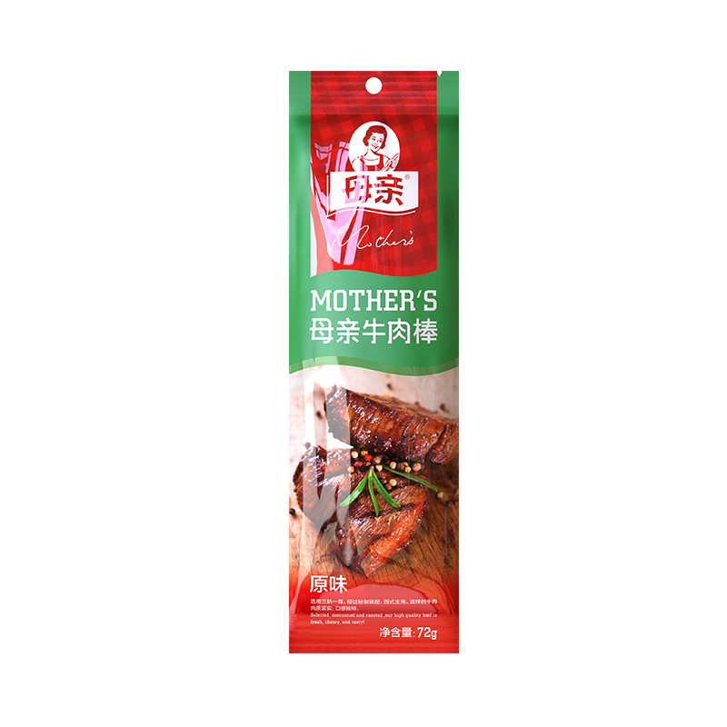 母亲牌牛肉棒原味72g
