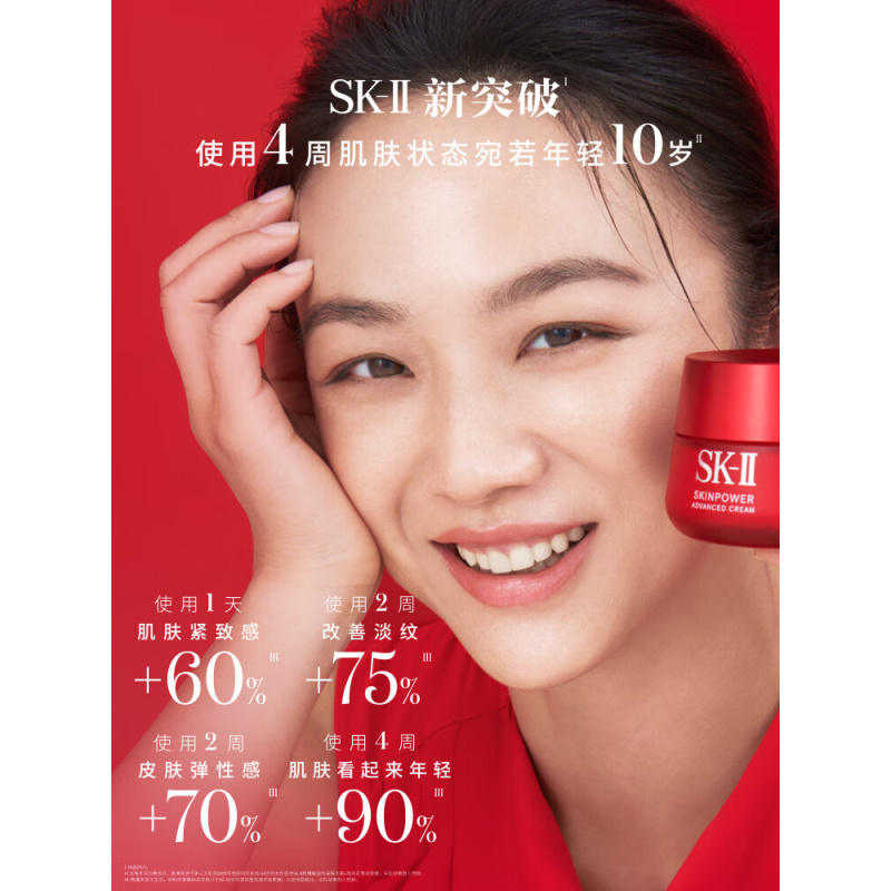 SK-II大红瓶面霜100g乳液护肤品抗皱高清大图