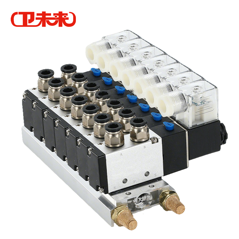 卫未来 气动控制阀 七位阀组DC24V 个高清大图