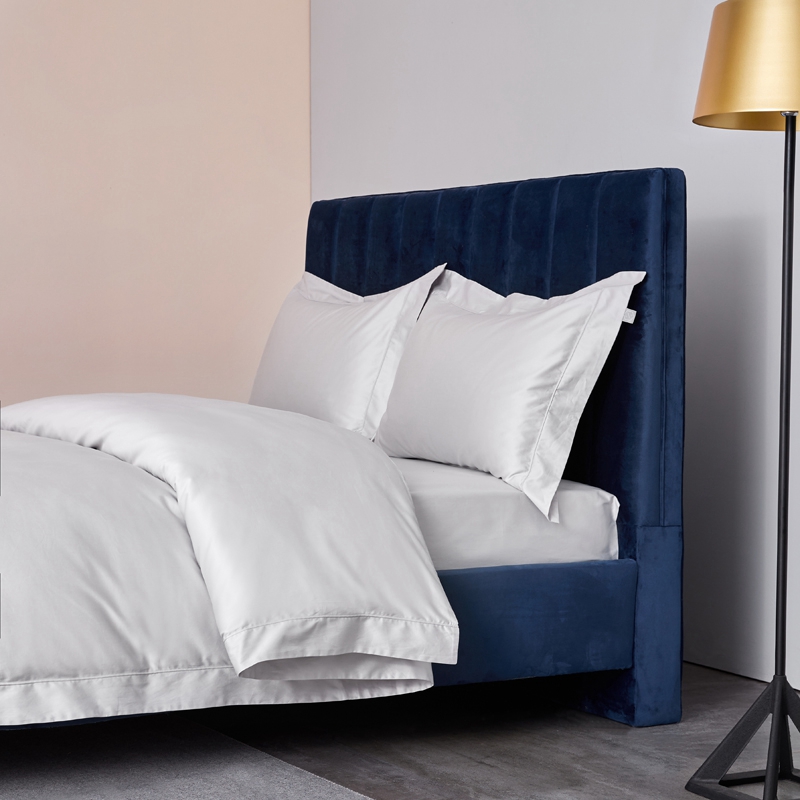 美帮汇100支床单全棉全棉双人床 家用长绒棉匹马棉被单床单枕套三件套粉高清大图