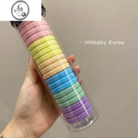 JiMi【HHBABY KR】韩国ins风弹力发圈抖音网红毛巾圈皮筋20根装发绳K 奶油色20根 均码