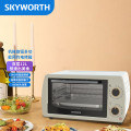创维/SKYWORTH 12L智能预约 用烘焙迷你小型烤箱 K232米白色
