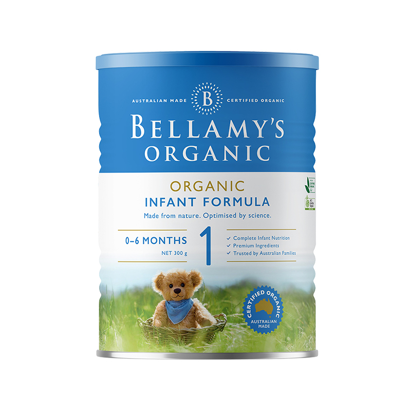 澳洲进口Bellamy’s贝拉米有机较大婴儿配方奶粉1段