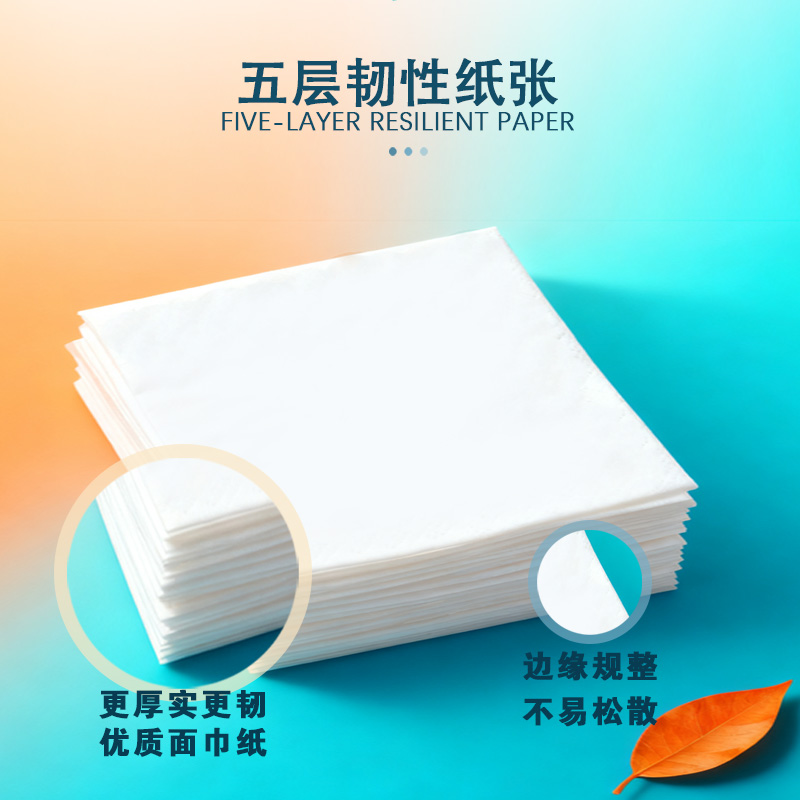 艾科堡 AKB-0501 抽取式面巾纸 140*175mm 5层 80抽/包 10包/提 (单位:提)高清大图