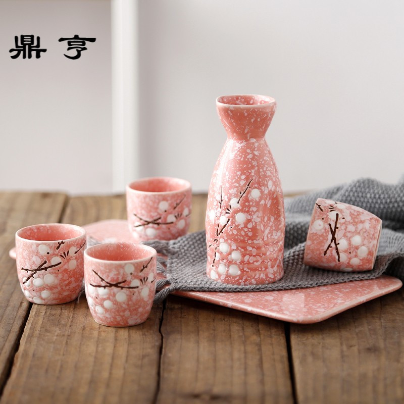 鼎亨包邮日式清酒酒具温酒器仿古酒壶烫酒壶陶瓷煮酒酒盅白酒清酒