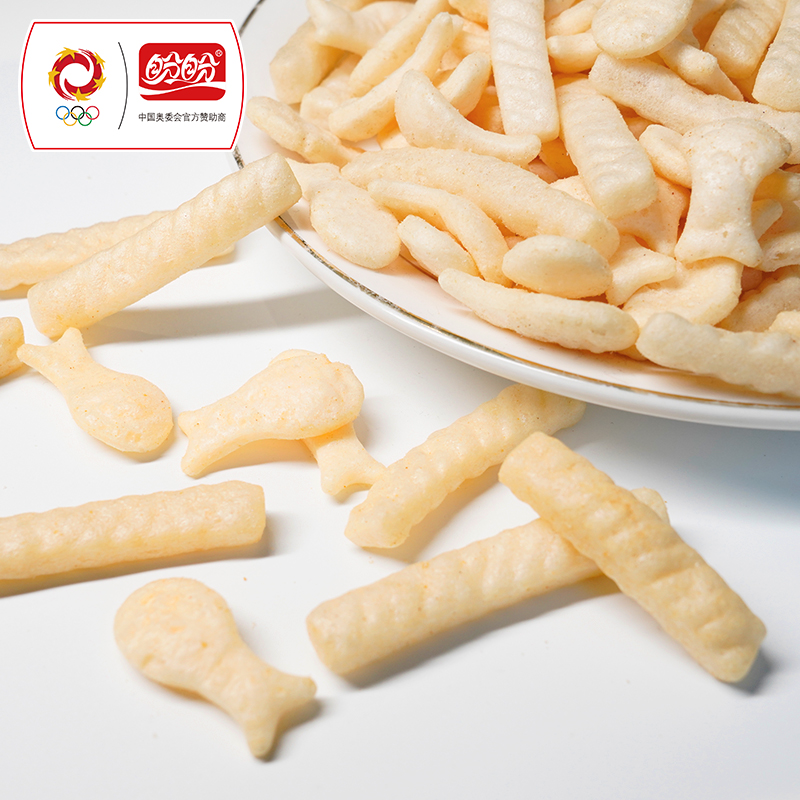 盼盼友鱼友虾小鱼果虾条10g*10包薯条儿童休闲膨化食品小吃高清大图