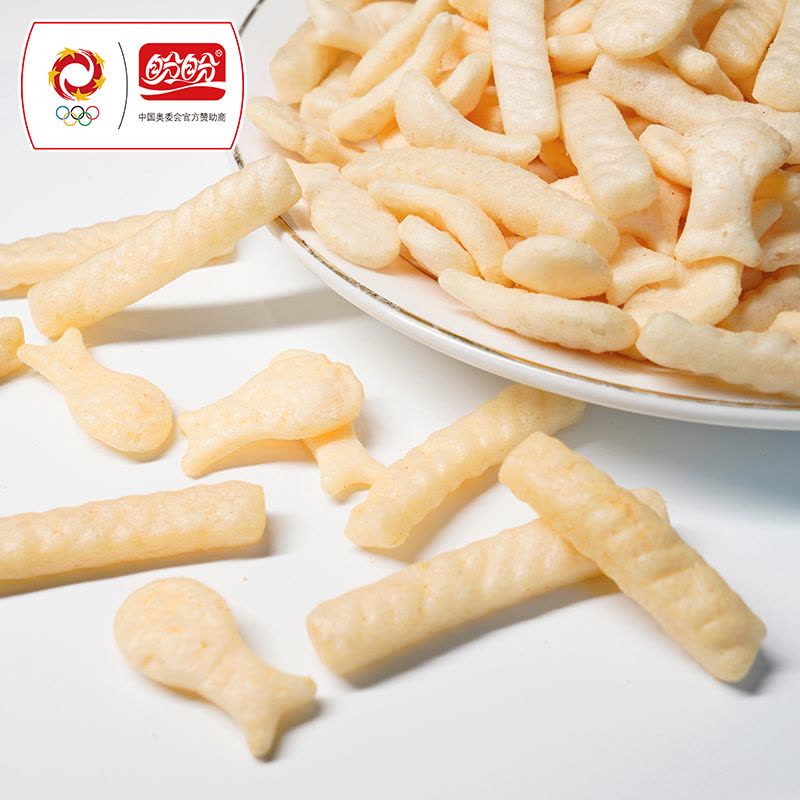 盼盼友鱼友虾小鱼果虾条10g*10包薯条儿童休闲膨化食品小吃图片