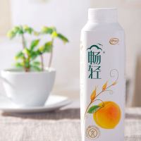 伊利 畅轻风味发酵乳利乐冠酸奶 黄桃燕麦、草莓燕麦、 原味酸奶 450g*8瓶 包邮