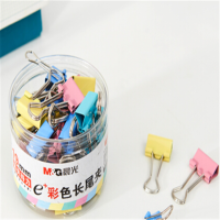 晨光(M&G)ABS92743 15mm彩色长尾夹 60只/筒长尾夹/白钢夹/票夹3筒装