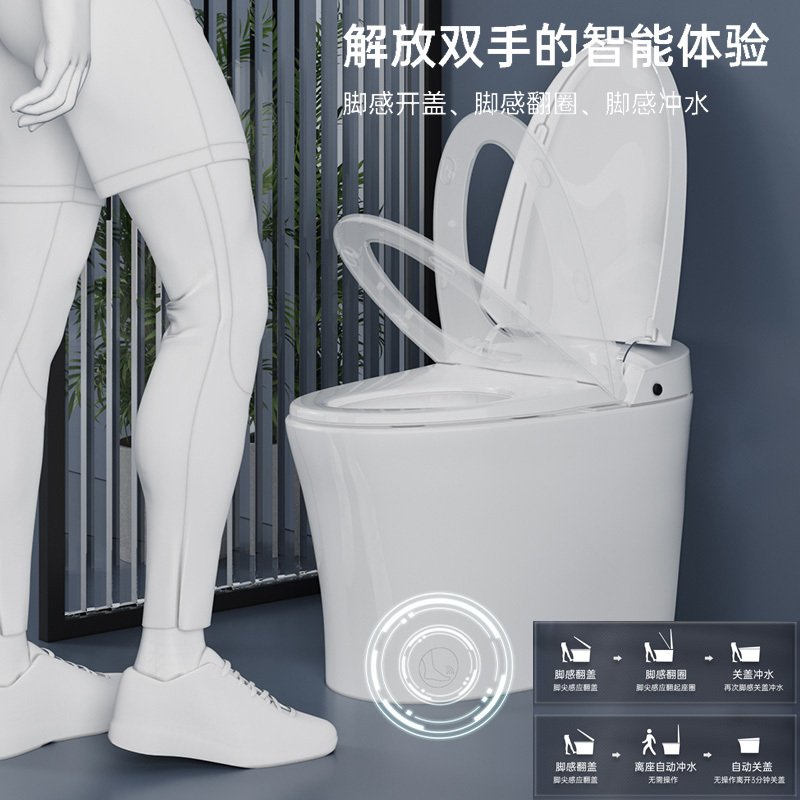 瑞尔特(R&T)全智能马桶一体机家用带水箱脚感冲水座温调节无水压智能坐便器 FX2 305坑距