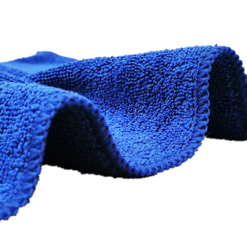 彩羊 吸水毛巾30*30 清洁毛巾抹布百洁布 蓝色 十条装高清大图