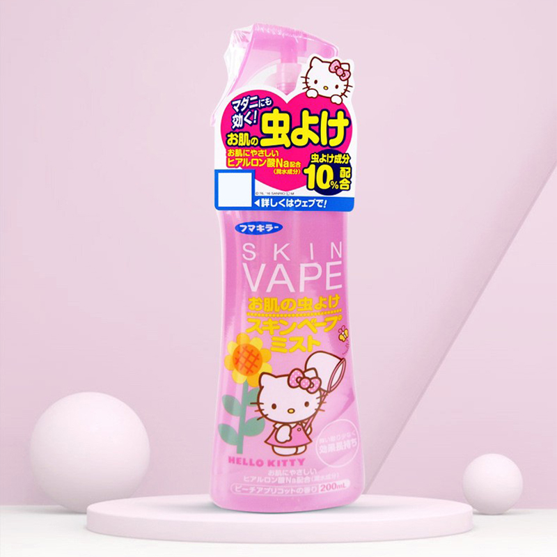 vape未来驱蚊液喷雾粉瓶蜜桃味 200ml高清大图