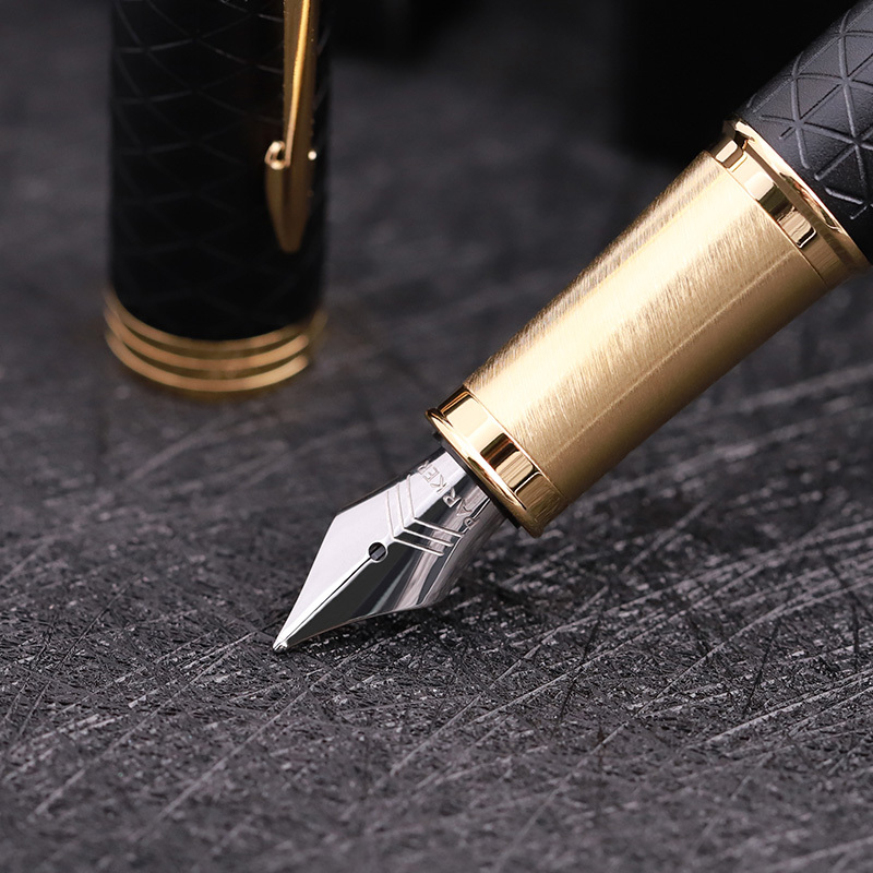 派克PARKER 钢笔 IM黑森林墨水笔 学生商务办公文具用品 可吸墨可替换墨囊 书写0.5mm金属不锈钢F笔尖