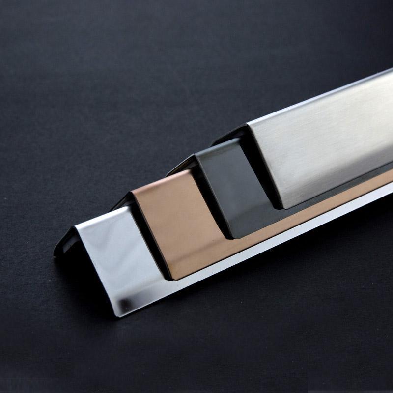 免打孔不锈钢护角条护墙角u型保护条装饰闪电客客厅包角防撞条304墙角