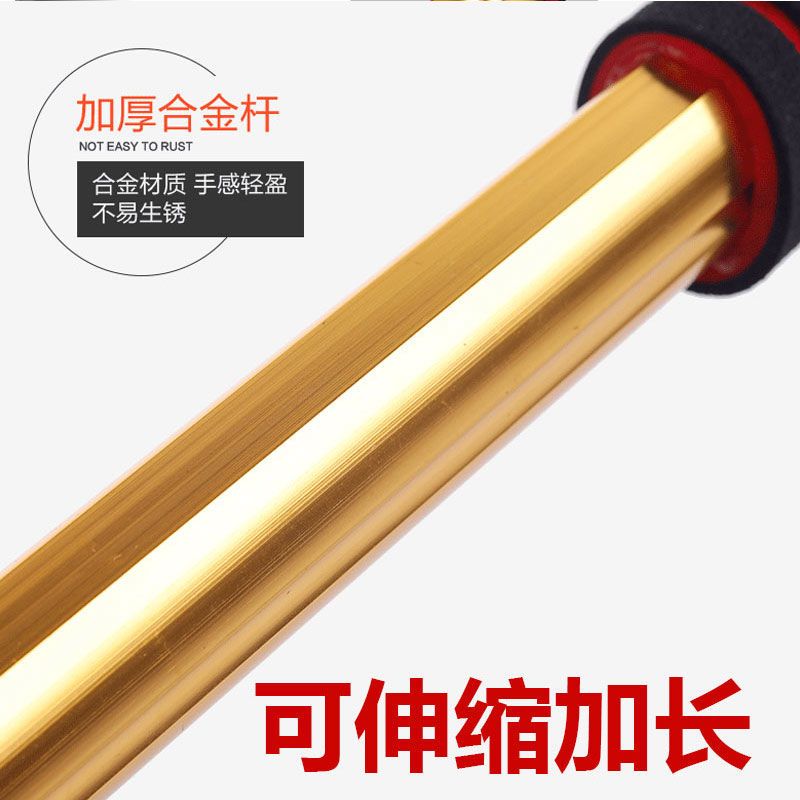 棉线汽车擦车拖把洗车拖把扫灰除尘掸子蜡拖刷车刷子汽车清洁用品 伸缩车刷-无包装+赠蜡
