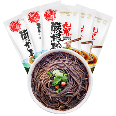 【专区满99-50】四川吴小厨蕨根粉200g*10袋 木薯粉凉拌蕨根粉丝煮拌炒酸辣粉条 火锅配菜酸辣粉 蕨根粉条粉丝