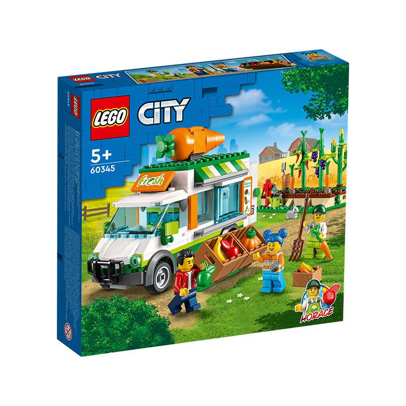 [6月新品]lego乐高 城市系列 60345 流动农货车 拼插积木玩具