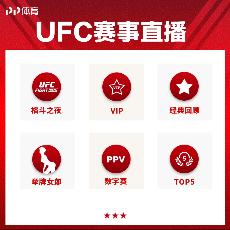 PP体育UFC会员月包-畅享蓝光画质PP体育UFC全部精彩赛事及权益