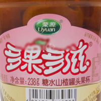 栗源多果多滋山楂(果杯)238克