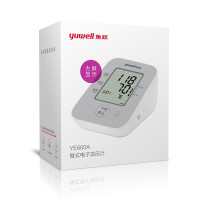 鱼跃(YUWELL)电子血压计 YE660A经典血压仪 家用上臂式高精准全自动智能老人测量血压仪器 老人家用大屏血压计