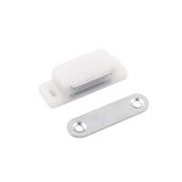 南狮 强磁吸门器响震白色磁夹