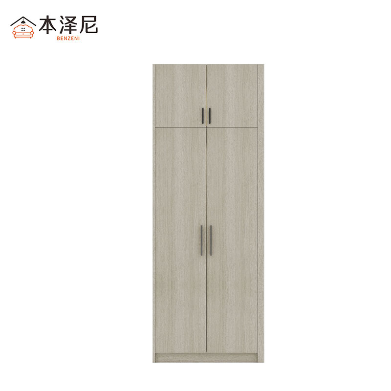 本泽尼 两门衣柜 HTZC-GDD722YG 800*550*2400mm 组高清大图
