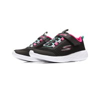 Skechers斯凯奇女大童青少年鞋跑步鞋2018秋季新款GO RUN黑色低帮运动鞋82007L 82007L/BKMT黑色+多彩色 30码/适合脚长185mm