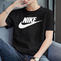 耐克(NIKE)短袖男t恤圆领休闲运动跑步训练透气短袖 AR5005-100