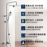 科勒恒温花洒套装大方形顶喷冷热家用全铜挂墙式大淋浴20691T