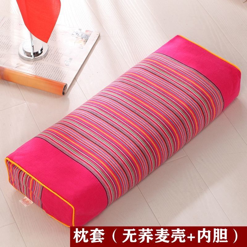 荞麦枕头青少年荞麦枕全荞麦壳枕芯纯荞麦皮枕头学生荞麦颈椎春夏秋冬季