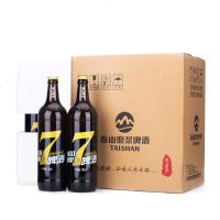 [7天鲜活啤酒,现产即发]泰山原浆啤酒7天鲜活8度720mL*6瓶整箱装瓶装