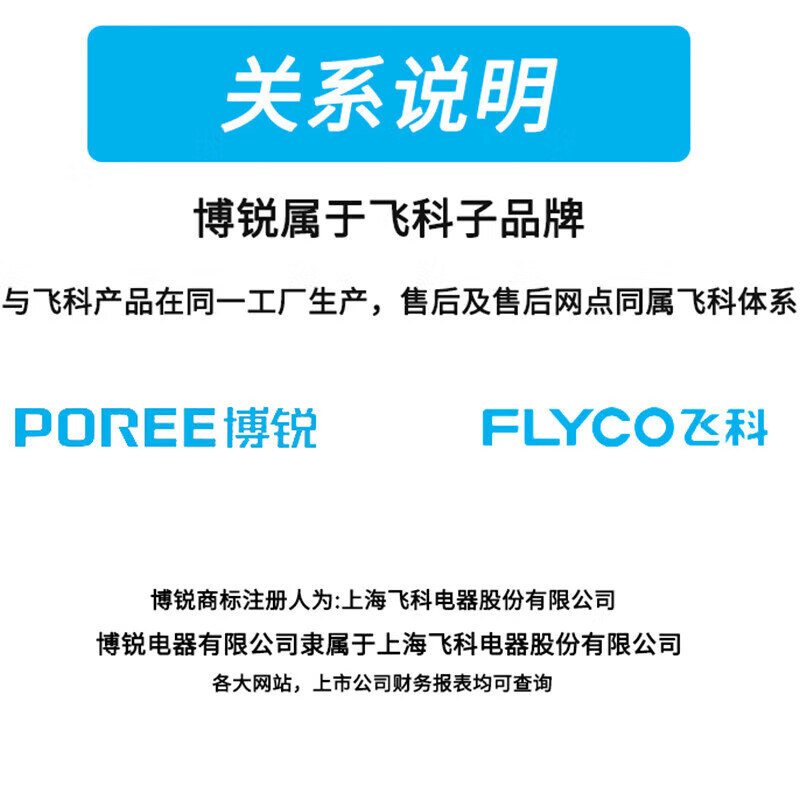 博锐电吹风机大功率折叠款家用发廊理发店学生便携速干大风力吹风筒3档冷热风2000W PH1625