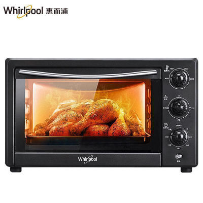 惠而浦(Whirlpool)电烤箱 30L大容量60分钟定时四档温控立体加热家用烤箱WTO-SP301G