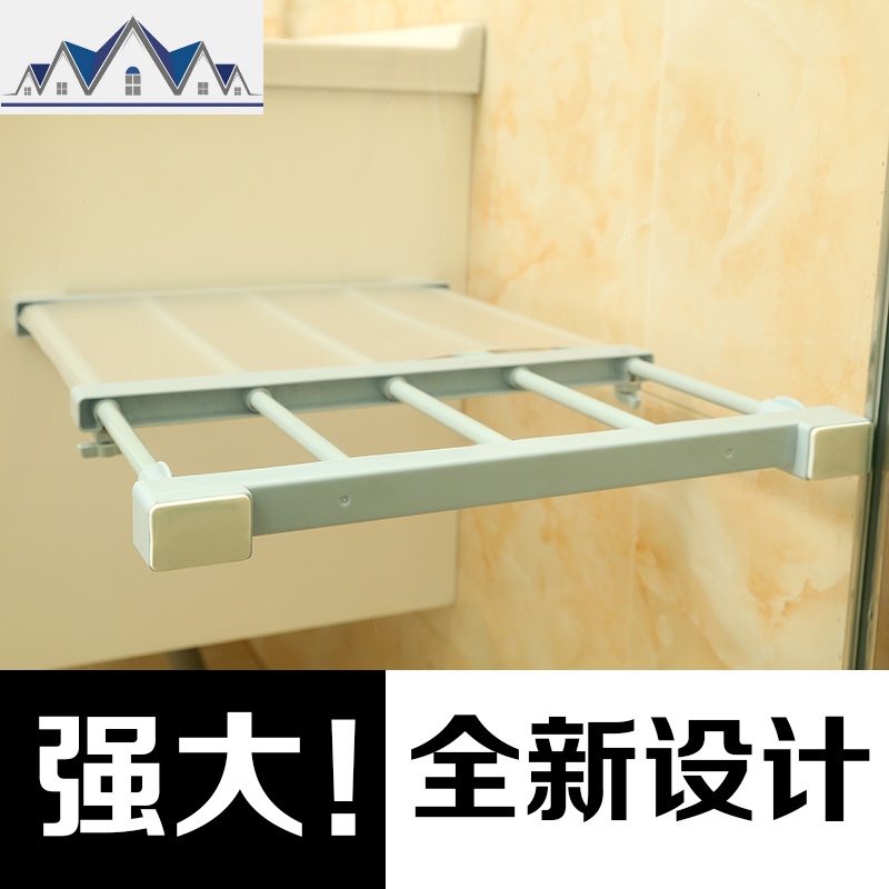 免钉可伸缩衣柜收纳分层隔板隔层 橱柜厨房浴室置物架柜子整理架 三维工匠高清大图