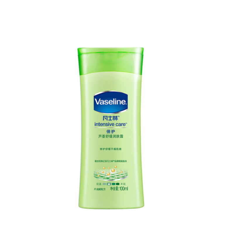 凡士林(VASELINE) 倍护芦荟舒缓润肤露 48X100ml (新老包装随机发货)
