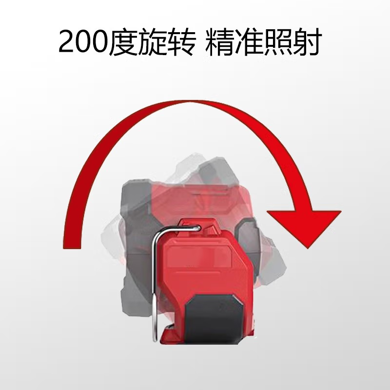 大有(Devon)20V锂电灯高亮灯珠红光照射灯产品适用5401电池 5.0Ah单电标充5535-Li-20高清大图