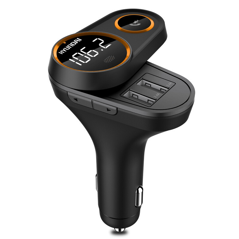 现代车载mp3播放器 车用usb充电器蓝牙接收器 汽车点烟器蓝牙mp3 黑色